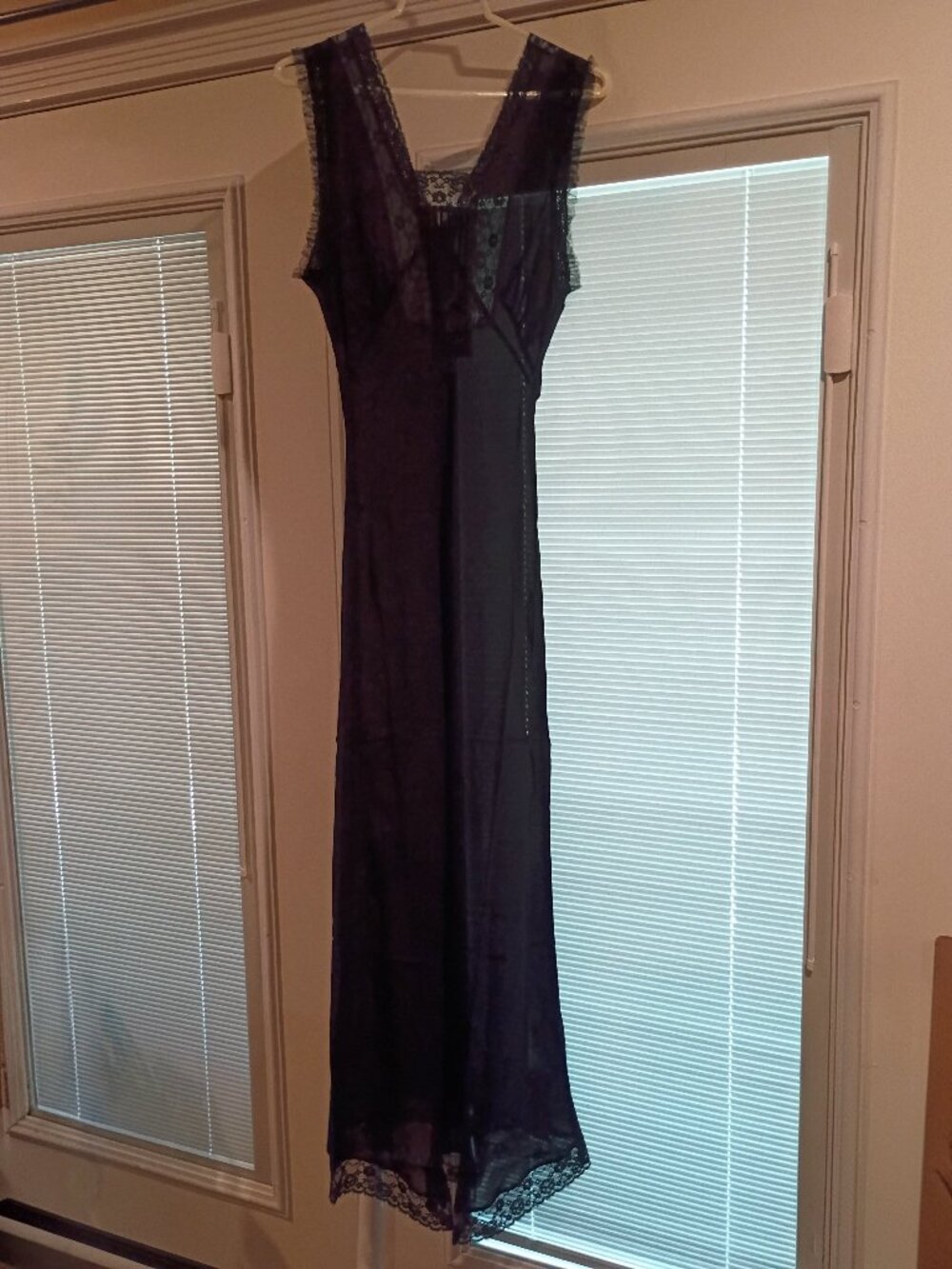Rumored Duet Maxi Dress Black Small S Lace Tulle Women's Slip Dress Beautiful